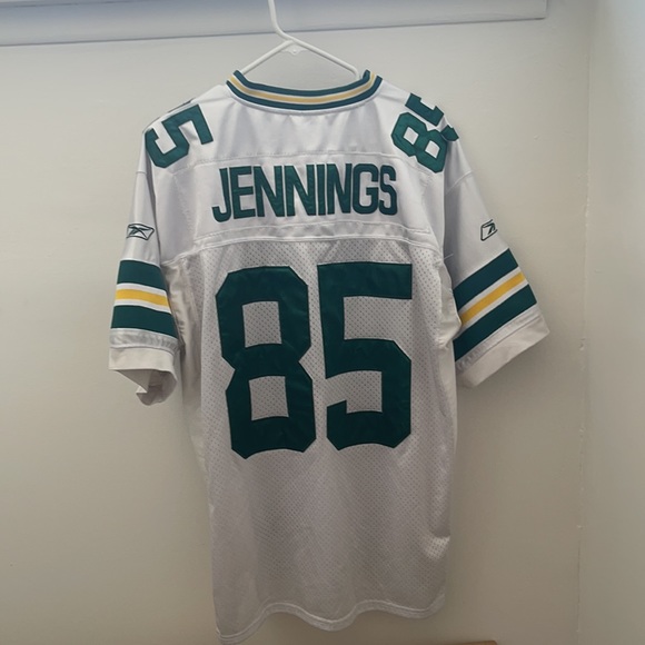 Used Reebok on field  Greg Jennings Green Bay packers jersey size 50 - Picture 2 of 9